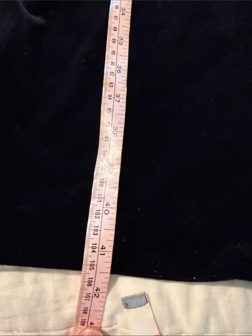 Calvin Klein Black Velvet Wrap Dress. Size 8